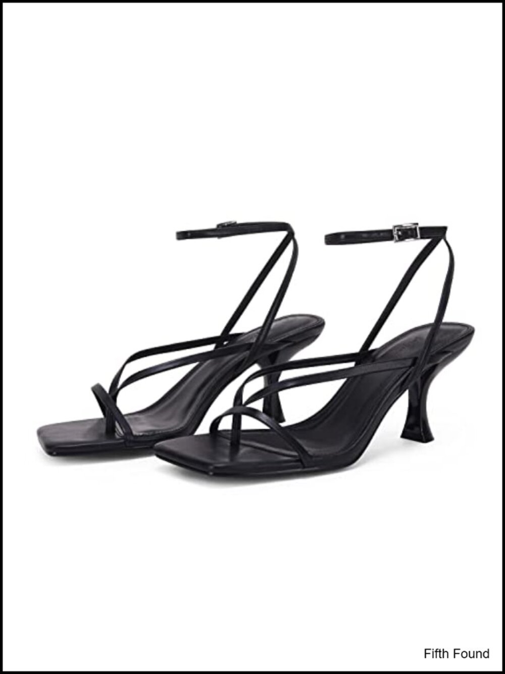 Women's Lace Up Heeled Sandals Square Open Toe Kitten Heel Party Shoes